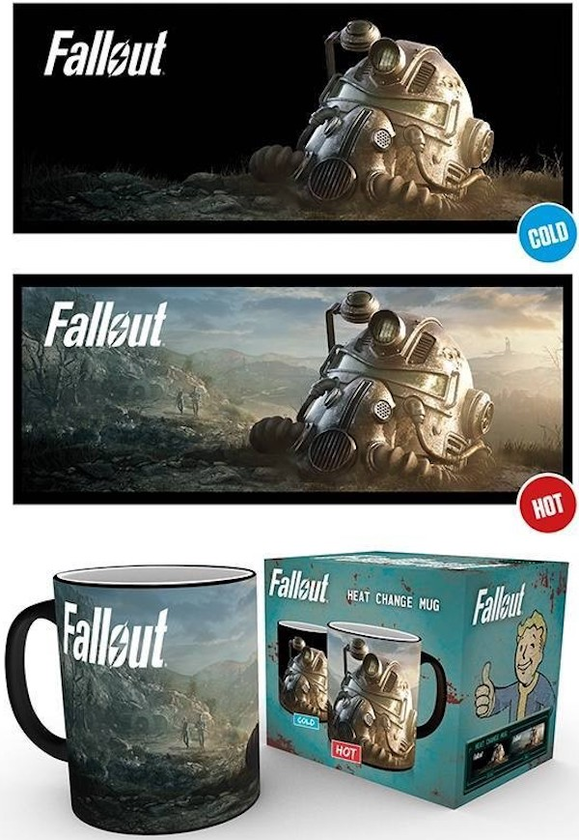  «Кухоль теплочутливий GB eye Fallout 76 Heat Change Mug 300 мл (410330)», brand GB eye - фото №1