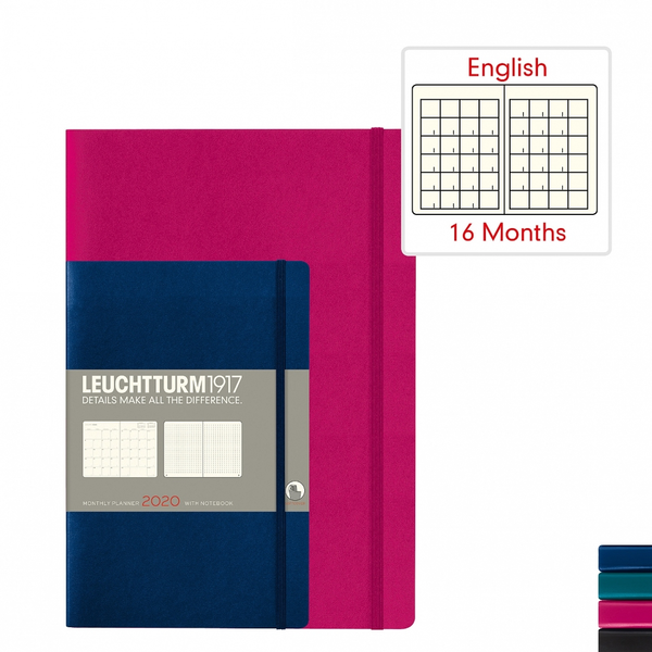 «Ежемесячник Leuchtturm1917 Composition 2021 Темно-синий (362129)», бренда Leuchtturm1917 - фото №1