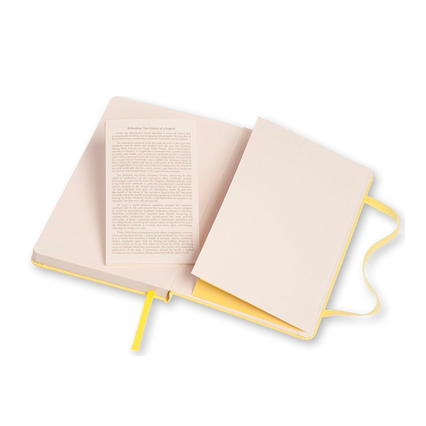  «Блокнот Moleskine Classic маленький линия желтый (MM710M18)», бренда Moleskine - фото №1