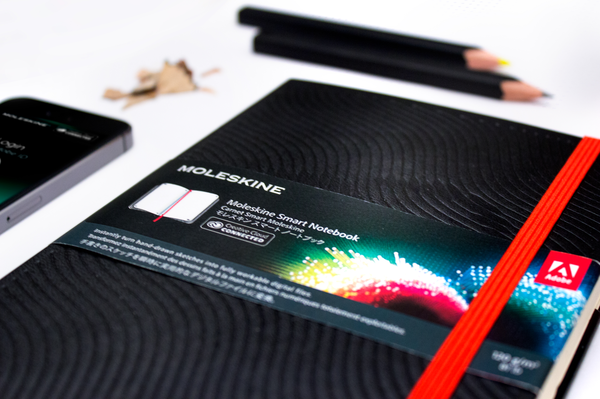  «Блокнот Moleskine Adobe Smart Notebook скетчбук средний (SKSMARTN)», бренда Moleskine - фото №1