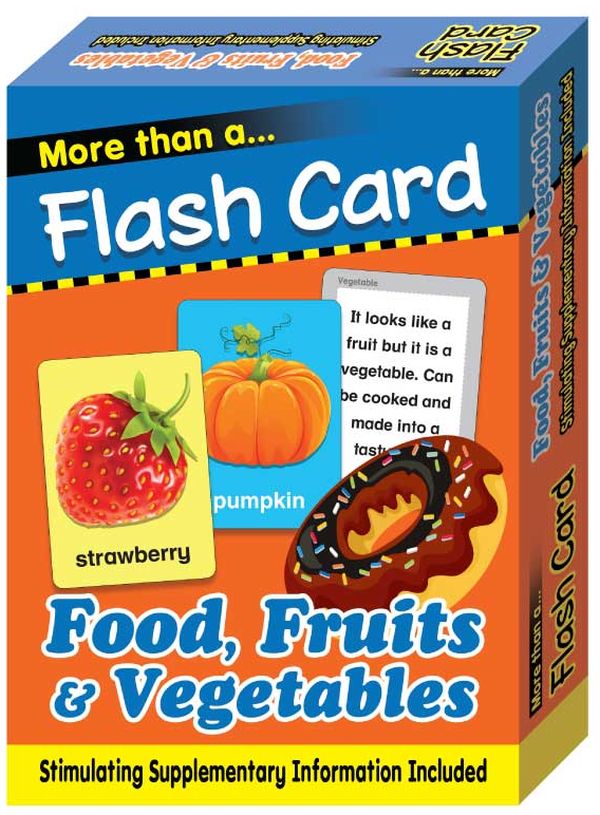 [object Object] «More Than Flash Cards Food, Fruits and Vegetables » - фото №1