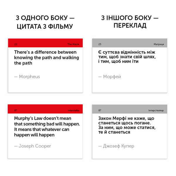 Бумажная книга «Картки English Student Movie Quotes» - фото №1