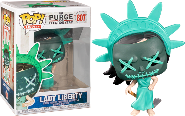 «Коллекционная фигурка Funko POP! The Purge Lady Liberty (43453)», бренда Funko Pop - фото №1