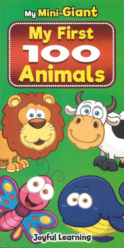 Паперова книга «My Mini-Giant My First 100 Animals » - фото №1