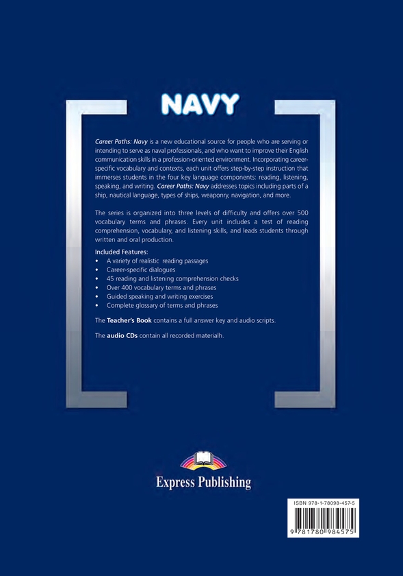 [object Object] «Career Paths. Navy. Student's Book (with Digibooks App)», авторів Джон Тейлор, Джеймс Гудвел - фото №2 - мініатюра