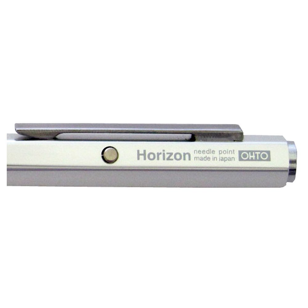  «Шариковая ручка OHTO Horizon 0.7 серебристая (NBP-587H-SV)», бренда OHTO - фото №1