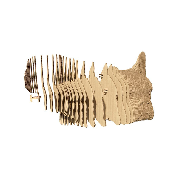  «Картонний конструктор Cartonic 3D Puzzle Bulldog», бренда Cartonic - фото №1