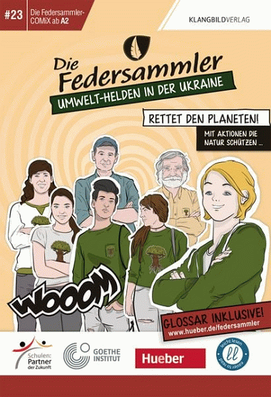 Бумажная книга «Die Federsammler. Umwelt-Helden in der Ukraine» - фото №1