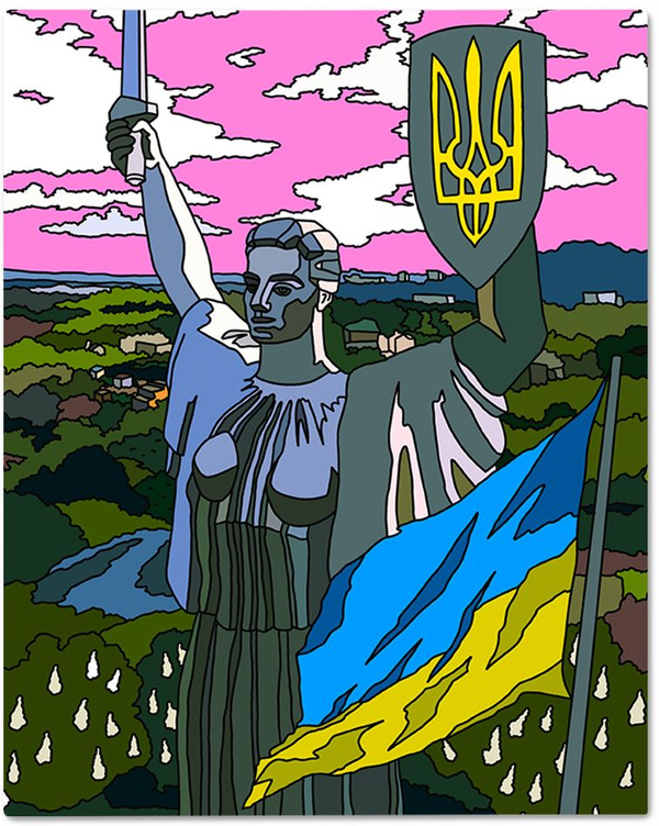 «Картина за номерами Orner Батьківщина-мати (orner-1730)», бренда Orner - фото №1