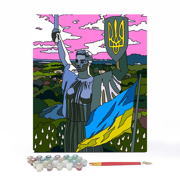 «Картина за номерами Orner Батьківщина-мати (orner-1730)», бренда Orner - фото №1