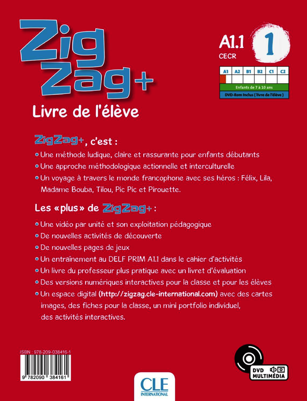 Паперова книга «Zigzag+ 1. Niveau A1.1. Livre de leleve (+ CD)», автор Елен Вантьє - фото №1