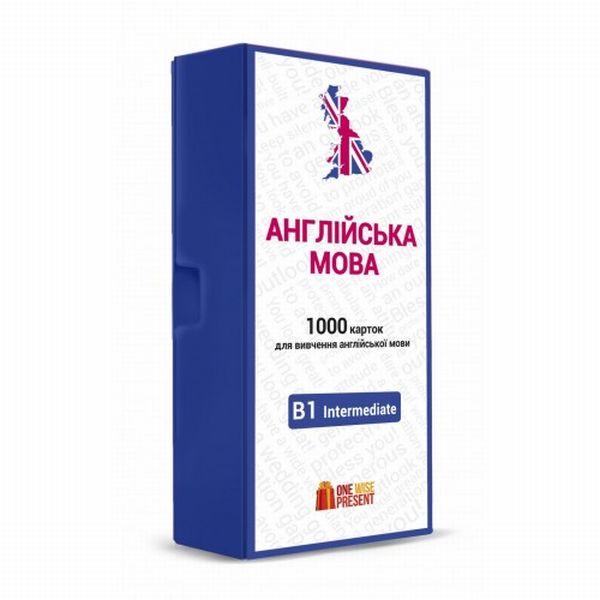 Бумажная книга «1000 карток для вивчення англійської мови. B1 Intermediate» - фото №1