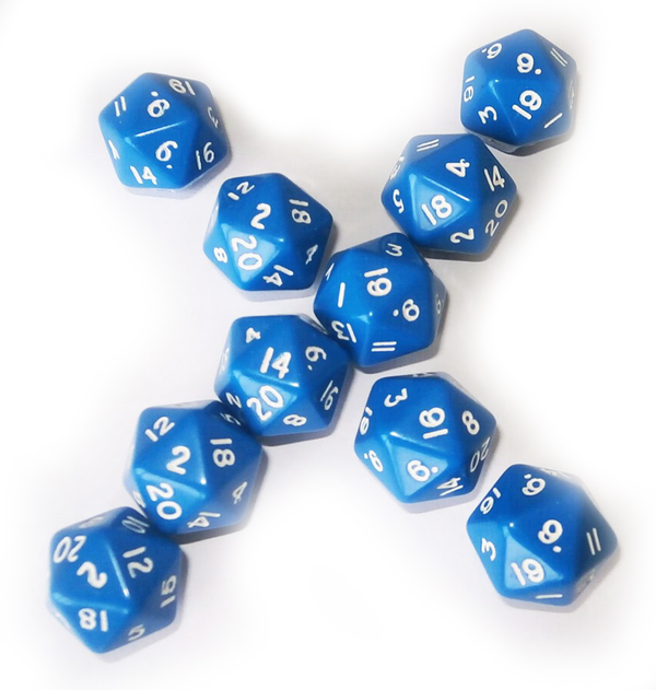 [object Object] «Numbers 1-20. Pack of 10 Dice» - фото №2 - миниатюра