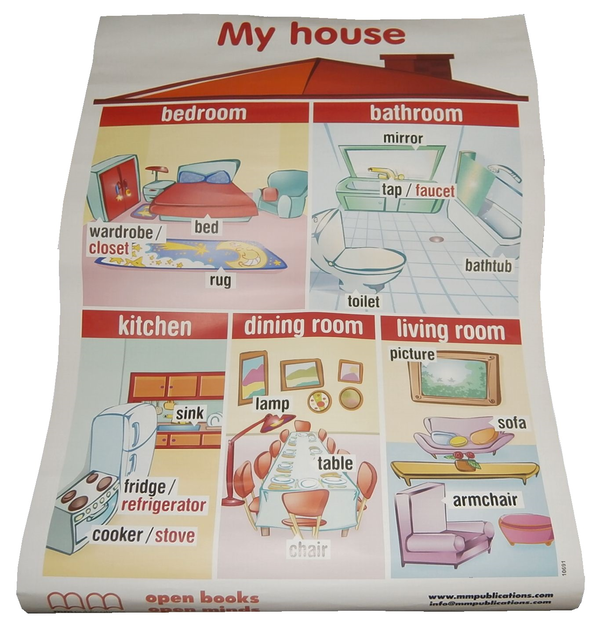 Бумажная книга «My House. Poster» - фото №1