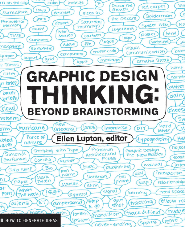 Бумажная книга «Graphic Design Thinking», автор Эллен Луптон - фото №1