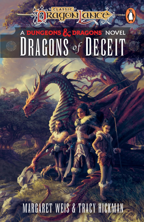 Паперова книга «Dragonlance. Dragons of Deceit», авторів Трейси Хикман, Маргарет Вайс - фото №1