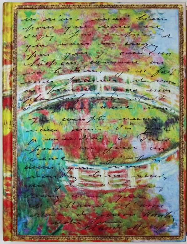 «Записная книжка Paperblanks Манускрипты Клод Моне Мост большая нелинованная (PB1940-4)», бренда Paperblanks - фото №1