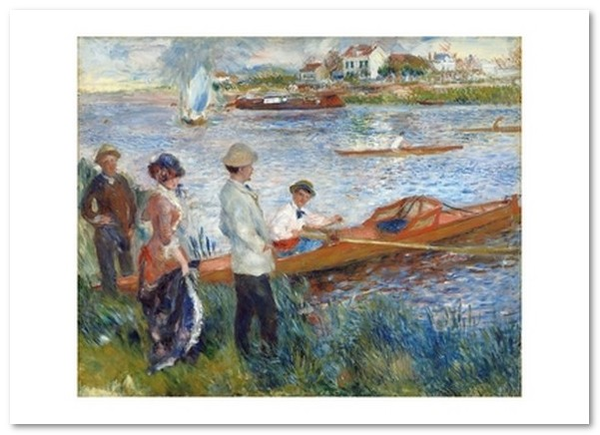 «Открытка Pierre-Auguste Renoir — Oarsmen at Chatou (PAR07)», бренда Artistic Card - фото №1