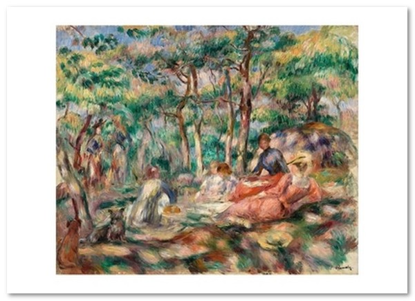 «Открытка Pierre-Auguste Renoir — Picnic (PAR08)», бренда Artistic Card - фото №1