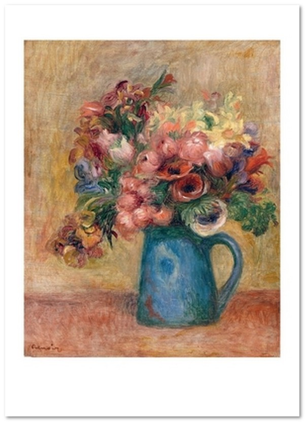  «Открытка Pierre-Auguste Renoir — Vase of Flowers (PAR10)», бренда Artistic Card - фото №1
