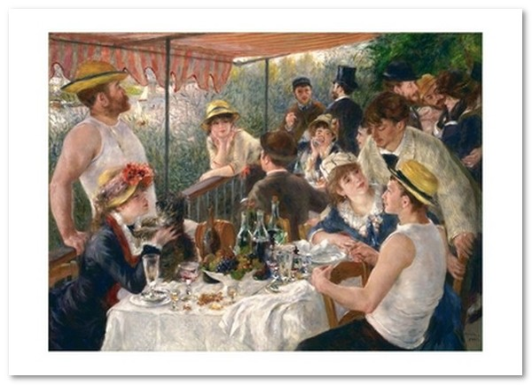 «Открытка Pierre-Auguste Renoir — Luncheon of the Boating Party (PAR13)», бренда Artistic Card - фото №1