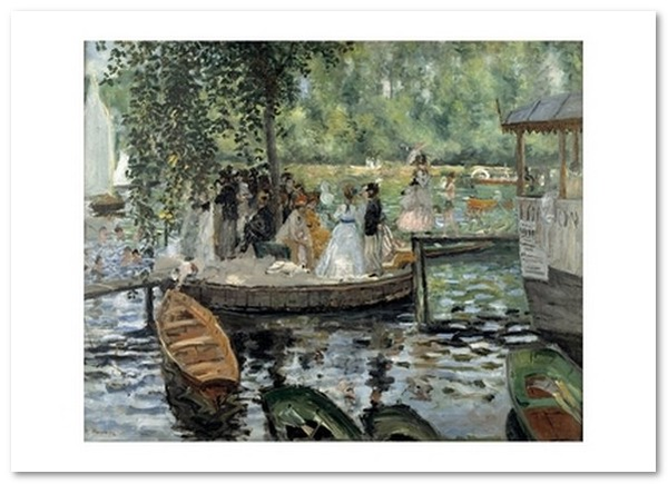  «Открытка Pierre-Auguste Renoir — La Grenouillere (PAR17)», бренда Artistic Card - фото №1