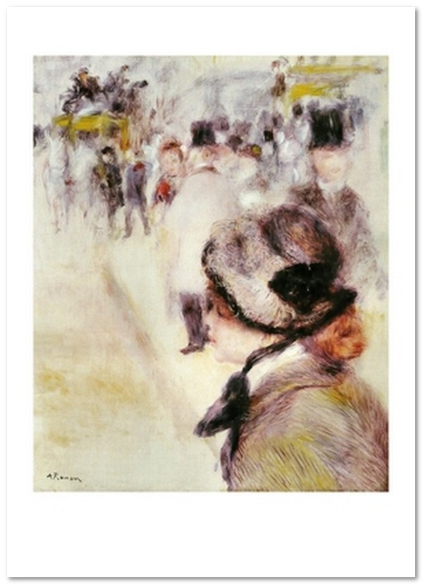«Открытка Pierre-Auguste Renoir — La Place Clichy (PAR22)», бренда Artistic Card - фото №1