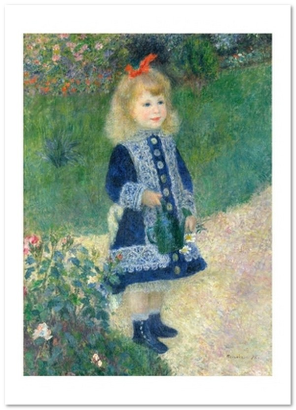  «Открытка Pierre-Auguste Renoir — A Girl with a Watering Can (PAR28)», бренда Artistic Card - фото №1