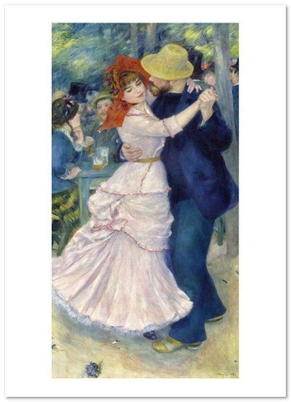  «Открытка Pierre-Auguste Renoir — Dance at Bougival (PAR29)», бренда Artistic Card - фото №1