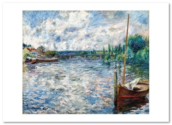  «Открытка Pierre-Auguste Renoir — The Seine at Chatou (PAR49)», бренда Artistic Card - фото №1
