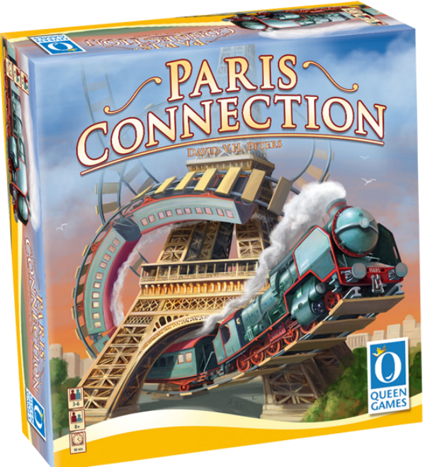  «Настольная игра Queen Games Paris Connection (16218)», бренда Queen Games - фото №1