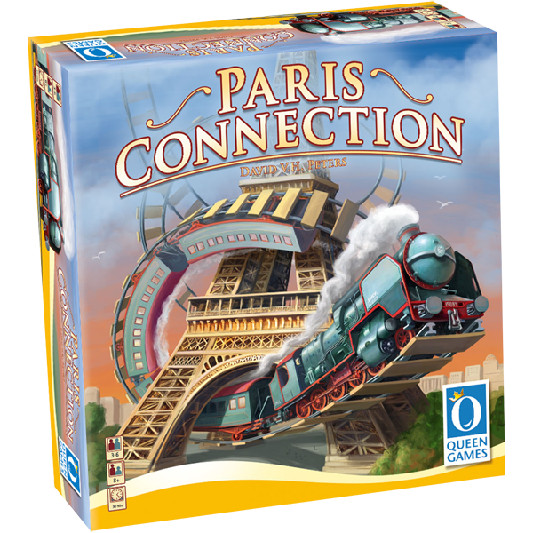  «Настольная игра Queen Games Paris Connection (16218)», бренда Queen Games - фото №1