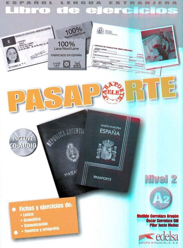 Бумажная книга «Pasaporte ELE 2. Libro de ejercicios (+ CD)», автор М. Керролаза - фото №1