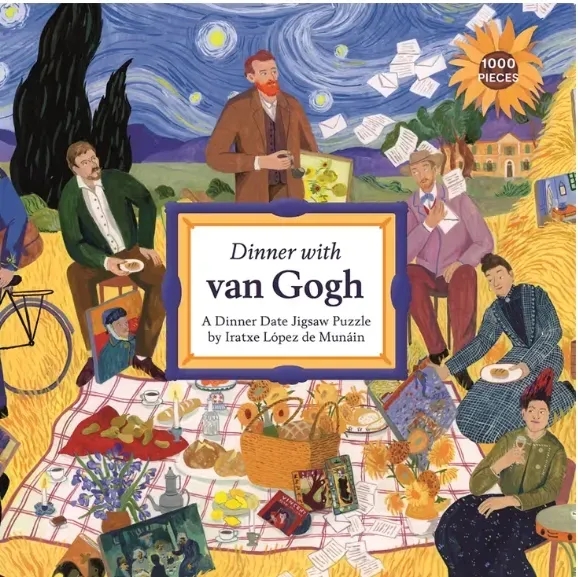 Паперова книга «Dinner with van Gogh» - фото №1