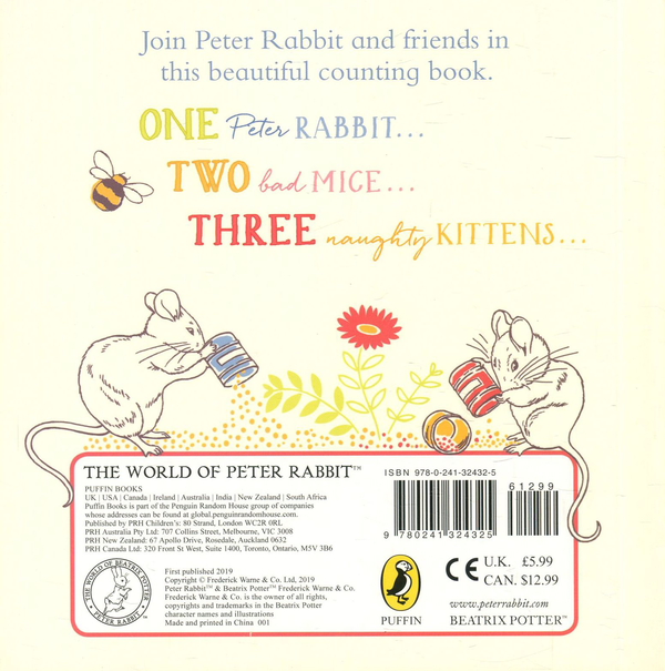 Бумажная книга «Peter Rabbit 123. A Counting Book» - фото №1