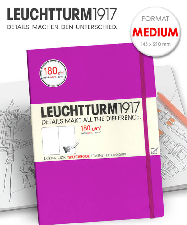 «Скетч-бук Leuchtturm1917 розовый (349377)», бренда Leuchtturm1917 - фото №1