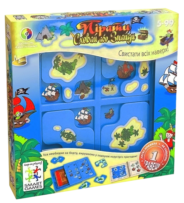  «Настольная игра Smart Games Пираты Спрячь или найди (SG 102)», бренда Smart Games - фото №1