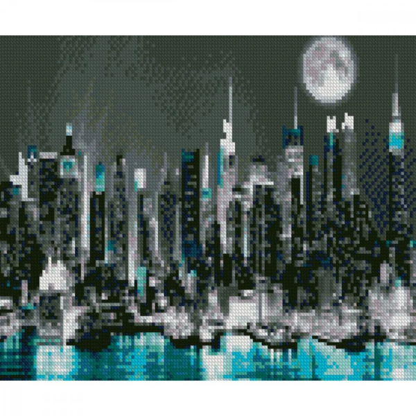  «Набор алмазной мозаики Strateg New York City 30х40 см (HX058)», бренду Strateg - фото №1