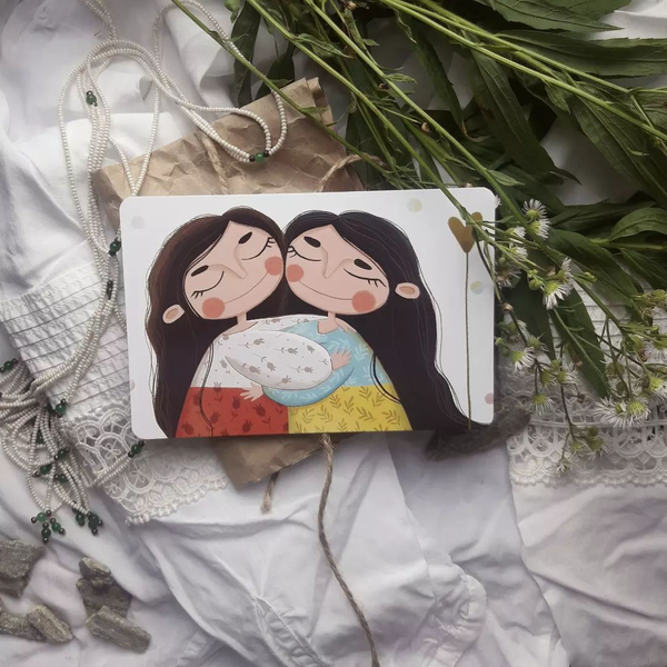 «Листівка PollyArt Дружні обійми», бренда PollyArt - фото №1