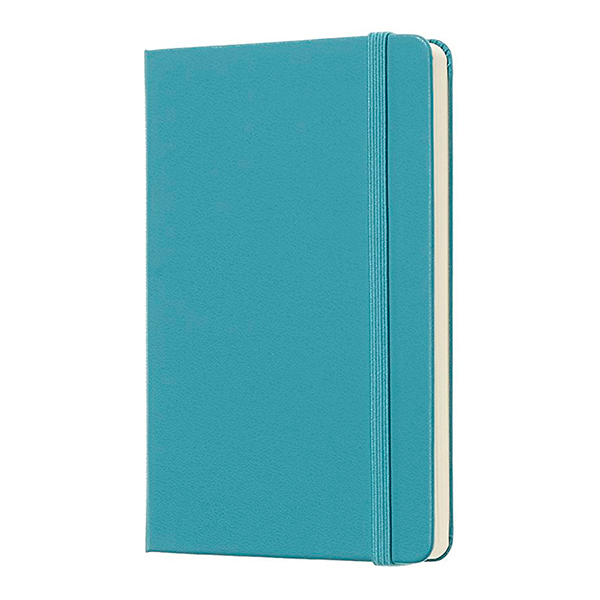  «Блокнот Moleskine Classic маленький нелинованный океанский синий (QP012B35)», бренда Moleskine - фото №1