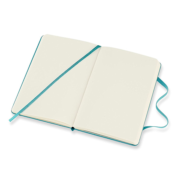  «Блокнот Moleskine Classic маленький нелинованный океанский синий (QP012B35)», бренда Moleskine - фото №1