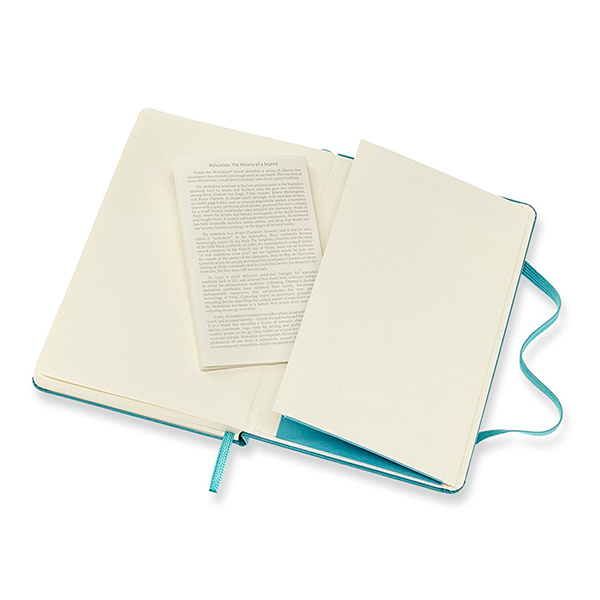  «Блокнот Moleskine Classic маленький нелинованный океанский синий (QP012B35)», бренда Moleskine - фото №1