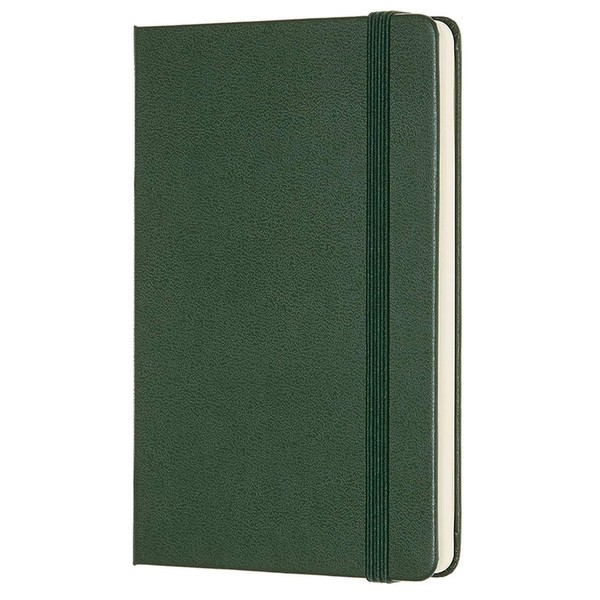  «Карманный блокнот Moleskine Classic Нелинованный Миртовый зеленый (QP012K15)», бренда Moleskine - фото №1