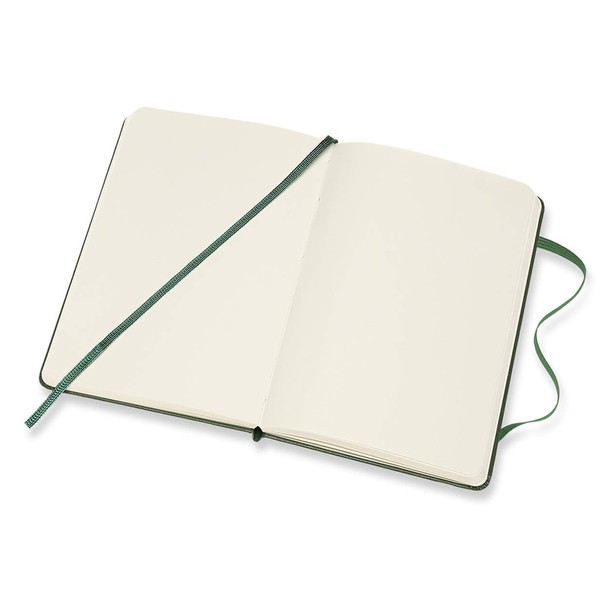  «Карманный блокнот Moleskine Classic Нелинованный Миртовый зеленый (QP012K15)», бренда Moleskine - фото №1