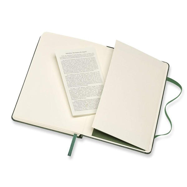  «Карманный блокнот Moleskine Classic Нелинованный Миртовый зеленый (QP012K15)», бренда Moleskine - фото №1