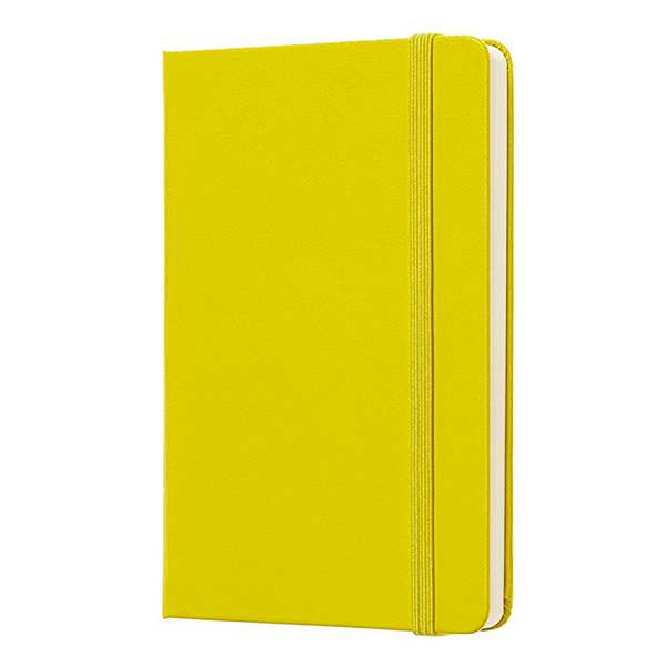  «Блокнот Moleskine Classic маленький нелинованный желтый (QP012M18)», бренда Moleskine - фото №1