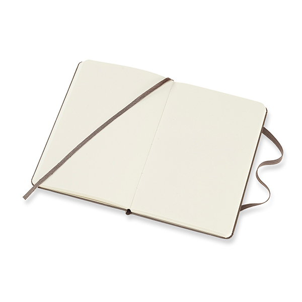 «Блокнот Moleskine Classic средний нелинованный коричневый (QP062P14)», бренда Moleskine - фото №1
