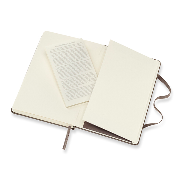 «Блокнот Moleskine Classic средний нелинованный коричневый (QP062P14)», бренда Moleskine - фото №1