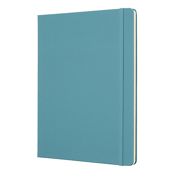  «Блокнот Moleskine Classic большой нелинованный океанский синий (QP092B35)», бренда Moleskine - фото №1