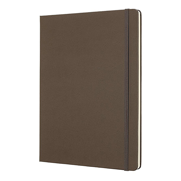  «Блокнот Moleskine Classic большой нелинованный коричневый (QP092P14)», бренда Moleskine - фото №1